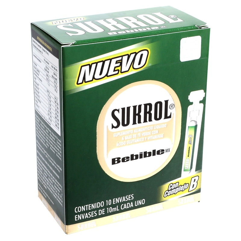 Sukrol Suplemento Alimenticio Liquido Con 10 Envases 10 Ml 675873002125  perfil 8