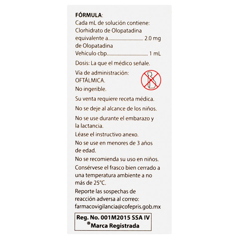 Sunolap (Olopatadina) 0.2% Gotero 2.5 Ml 7506384300208  perfil 2