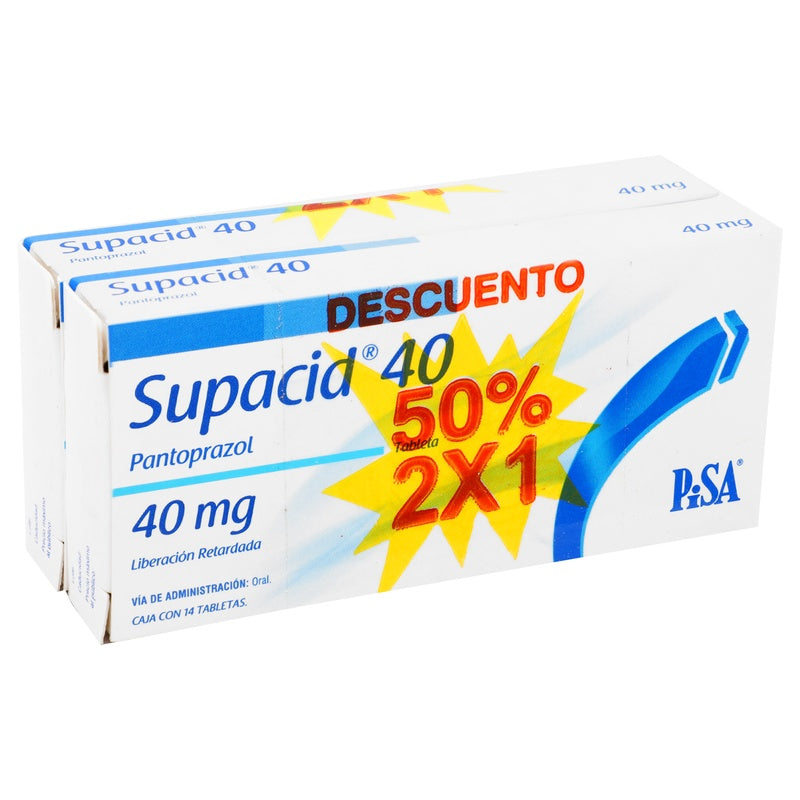 Supacid 40 Mg Con 14 Grageas 1+1 7501125163661 