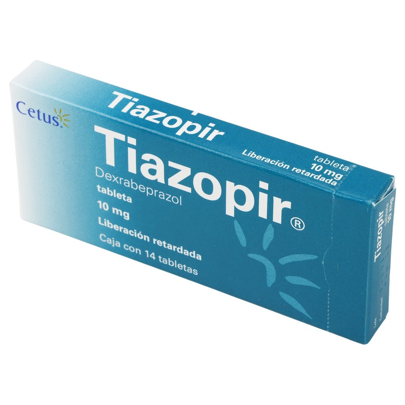 Tiazopir 10 Mg Con 14 Tabletas Liberacion Rapida 7501314704064  perfil 5