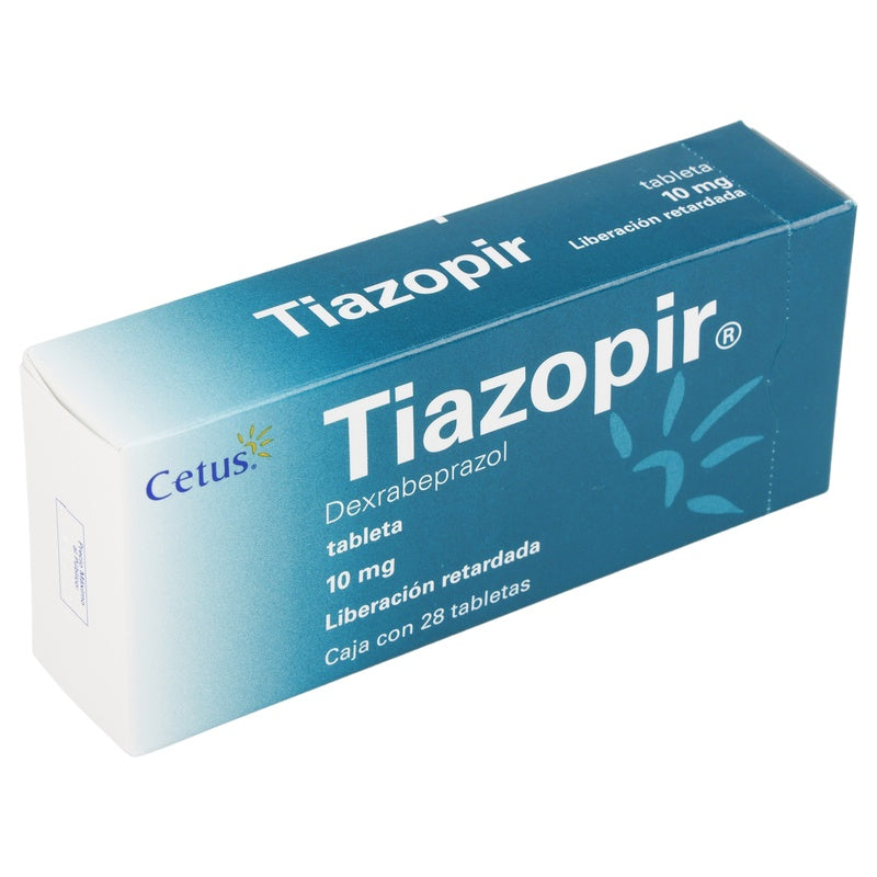 Tiazopir 10 Mg Con 28 Tabletas Liberacion Rapida 7501314704088  perfil 4