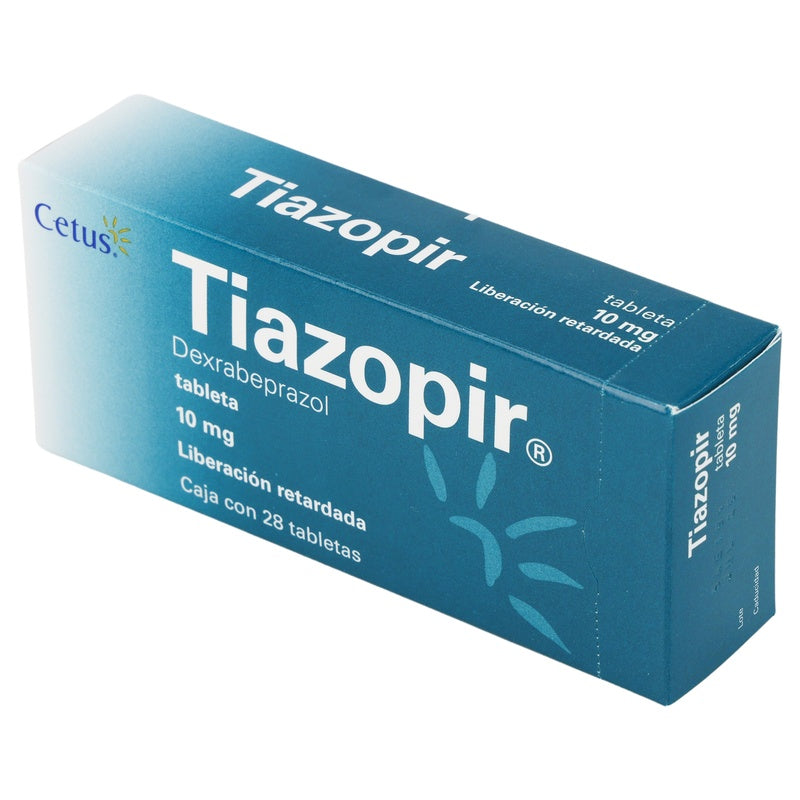 Tiazopir 10 Mg Con 28 Tabletas Liberacion Rapida 7501314704088  perfil 8