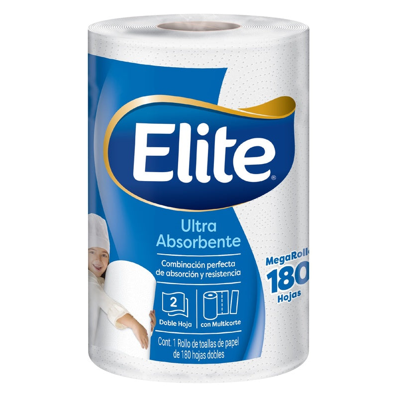 Toalla De Papel Elite Ultra Absorbente Mega Rollo C/180 7502247335226 perfil 14