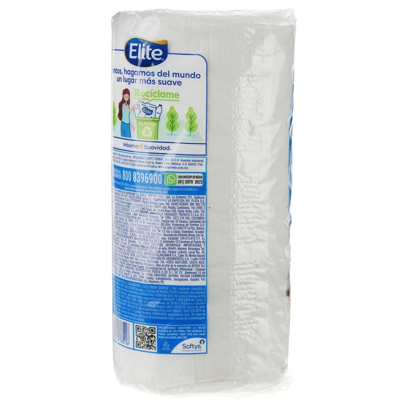 Toalla De Papel Elite Ultra Absorbente Mega Rollo C/180