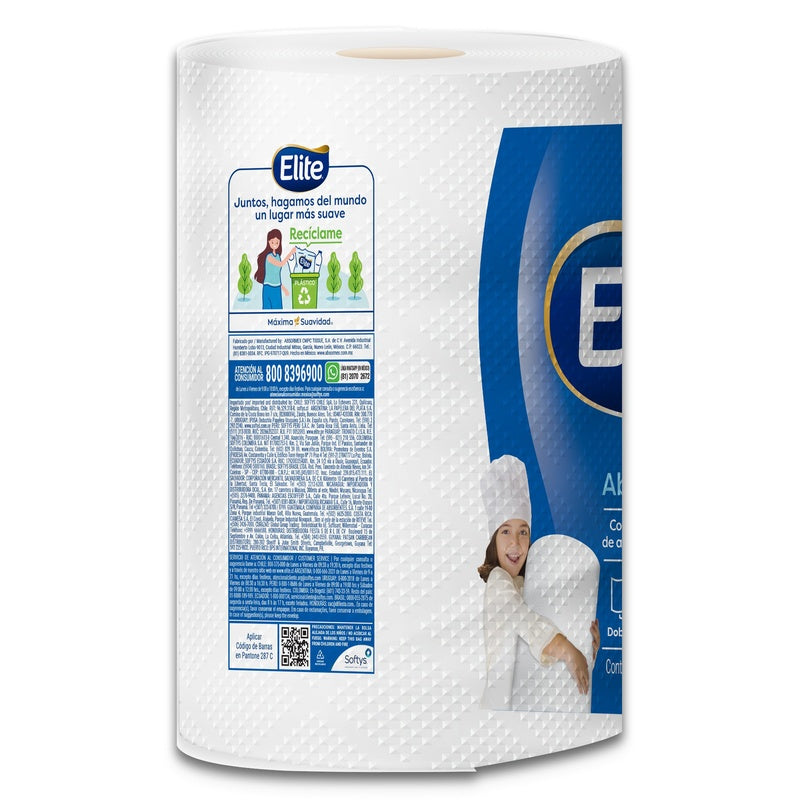 Toalla De Papel Elite Ultra Absorbente Mega Rollo C/180 7502247335226 perfil 8