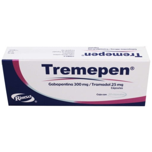 Tremepen 300/25 Mg Con 20 Capsulas 7501250838236  perfil 8