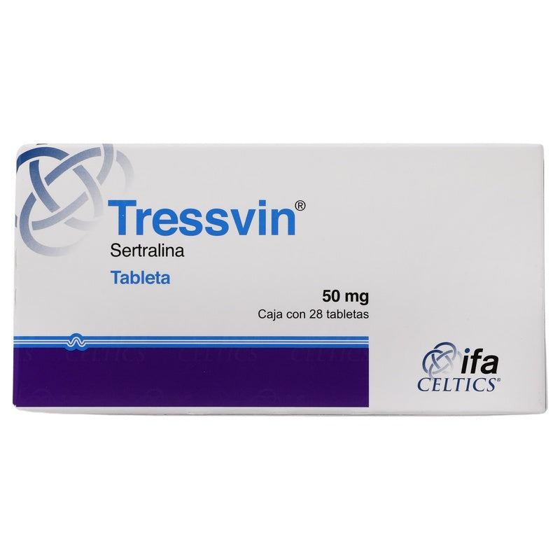 Tressvin (Sertralina) 50 Mg Con 28 Tabletas 7501249603777  perfil 5