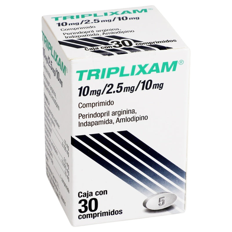Triplixam 10 Mg/ 2.5 Mg/10 Mg Con 30 Comprimidos 5391189340656  perfil 2