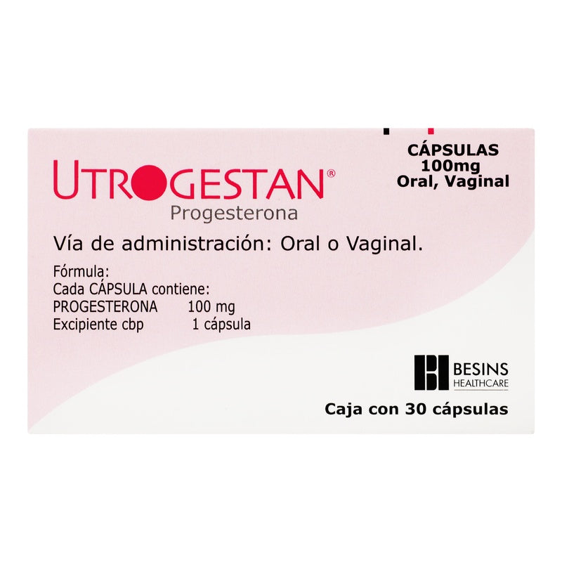 Utrogestan 100 Mg Con 30 Capsulas 3700039500027  perfil 3