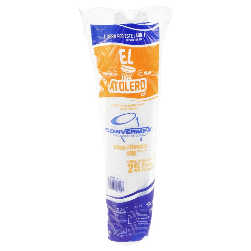 Vaso Termino Convermex Numero 10 Con 25 Piezas 7501431261105  perfil 11