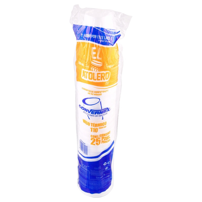 Vaso Termino Convermex Numero 10 Con 25 Piezas 7501431261105  perfil 12