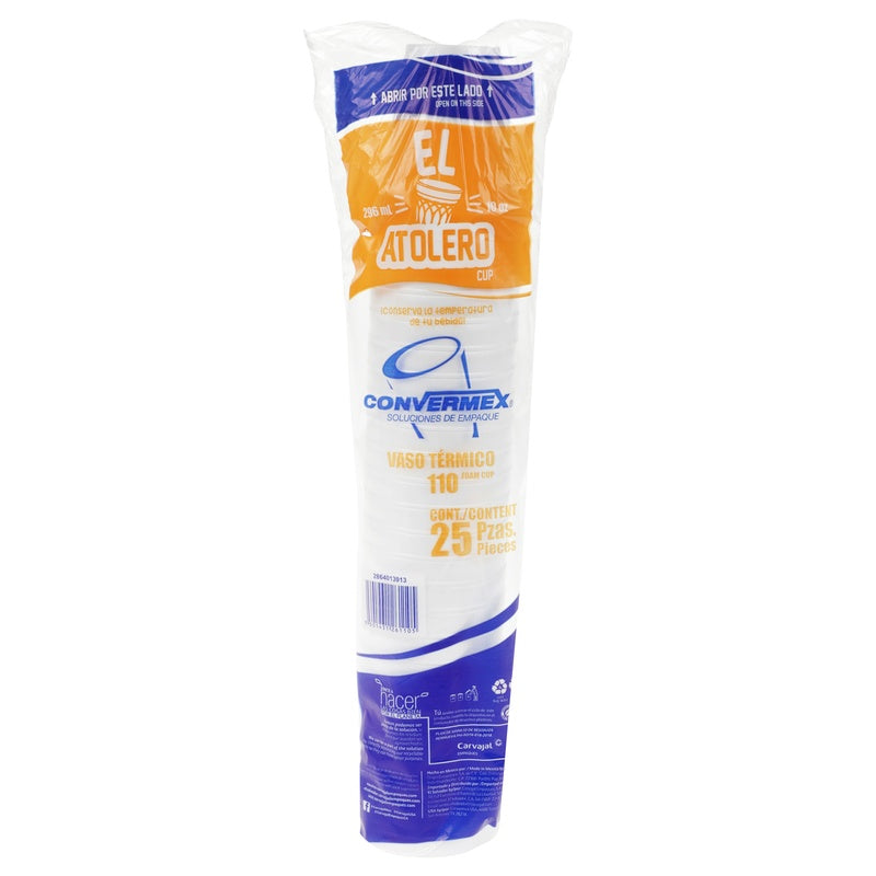 Vaso Termino Convermex Numero 10 Con 25 Piezas 7501431261105  perfil 16