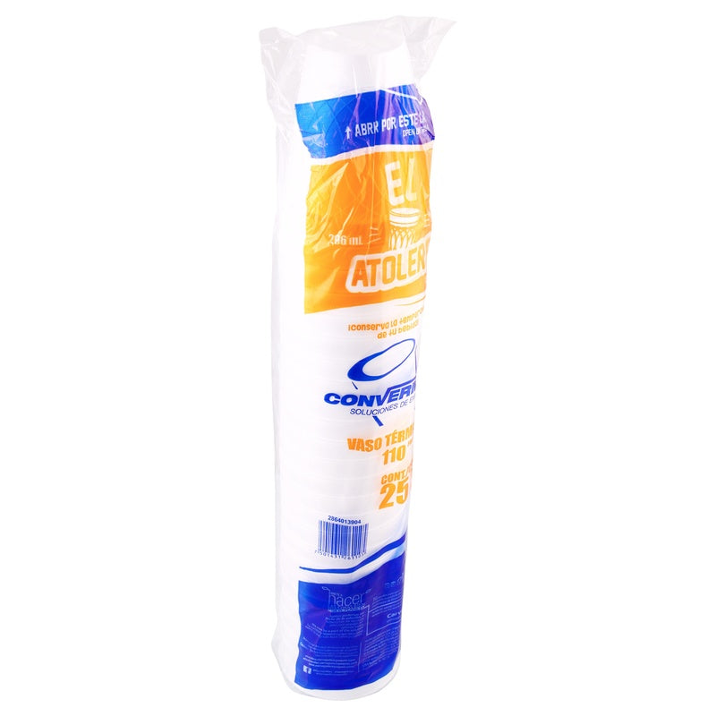 Vaso Termino Convermex Numero 10 Con 25 Piezas 7501431261105  perfil 5