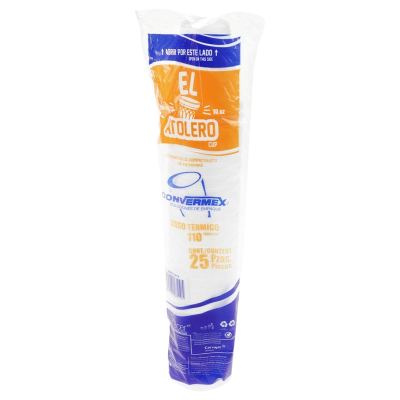 Vaso Termino Convermex Numero 10 Con 25 Piezas 7501431261105  perfil 8