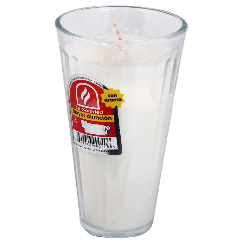 Veladora Aroma Limon La Soledad 649646900406  perfil 3