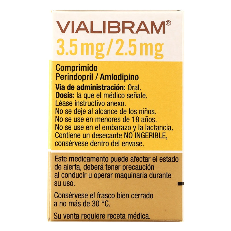 Vialibram 3.5/2.5 Mg Con 30 Comprimidos 3664898065458  perfil 2