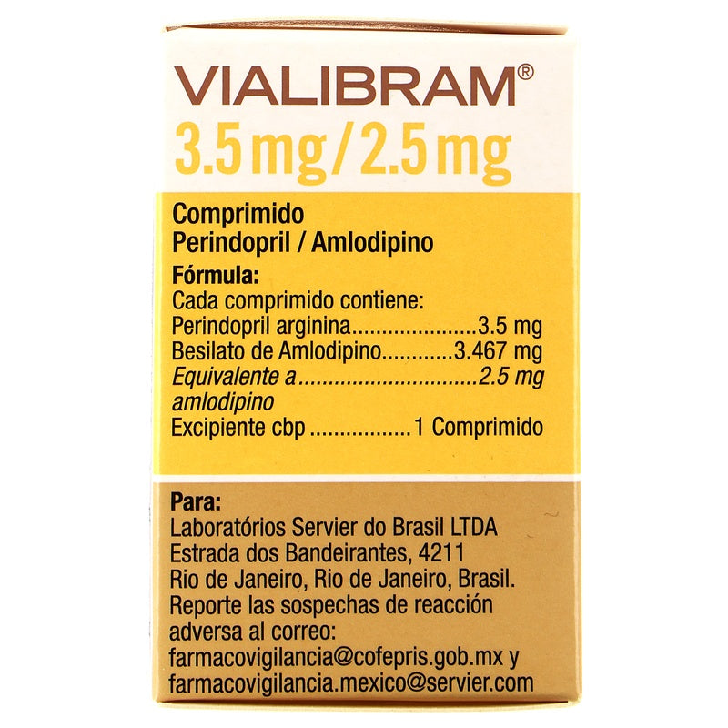 Vialibram 3.5/2.5 Mg Con 30 Comprimidos 3664898065458  perfil 8