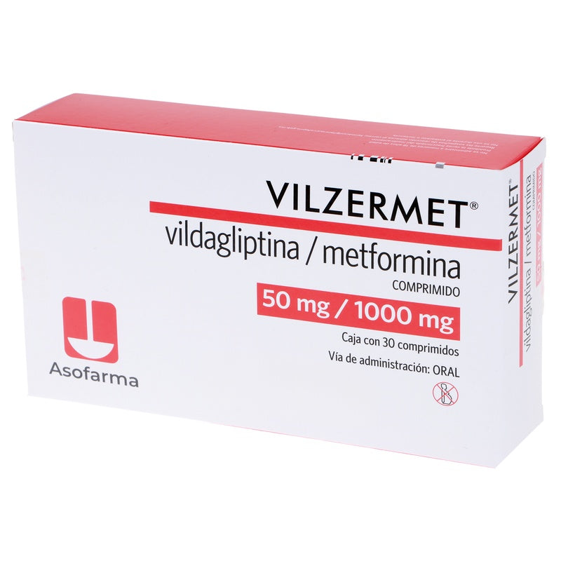 Vilzermet 50/1000 Mg Con 30 Comprimidos 7730766001067  perfil 3
