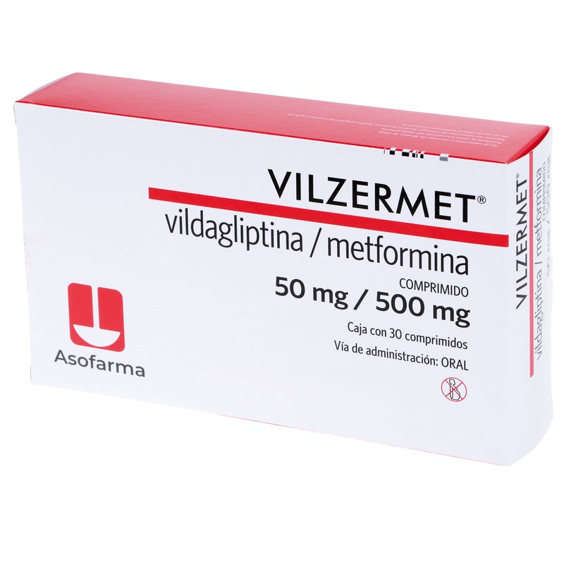 Vilzermet 50/500 Mg Con 30 Comprimidos 7730766001043  perfil 6