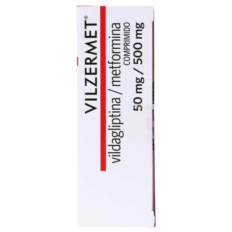 Vilzermet 50/500 Mg Con 30 Comprimidos 7730766001043  perfil 7