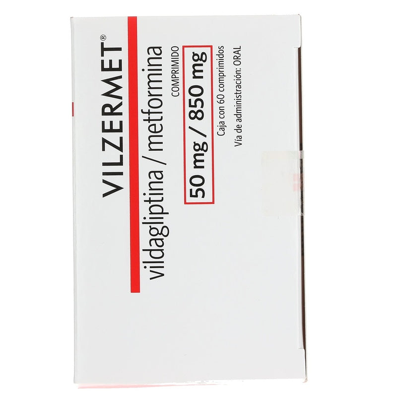 Vilzermet 50/850 Mg Con 60 Comprimidos 7730766001081  perfil 2