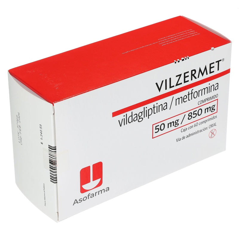 Vilzermet 50/850 Mg Con 60 Comprimidos 7730766001081  perfil 4
