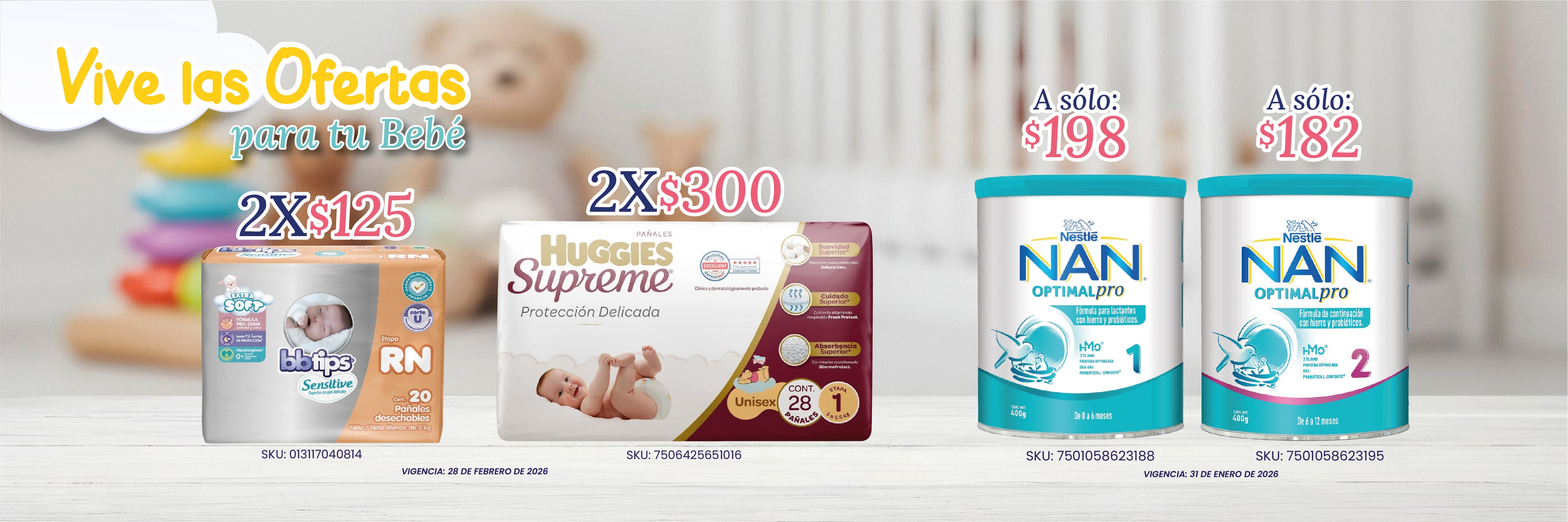 vive las ofertas para tu bebe