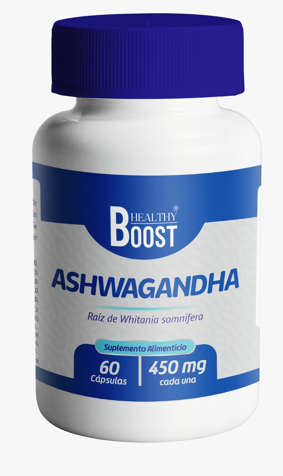 Ashwagandha 450 Mg Con 60 Capsulas Suplemento Alimenticio Healthy Boost