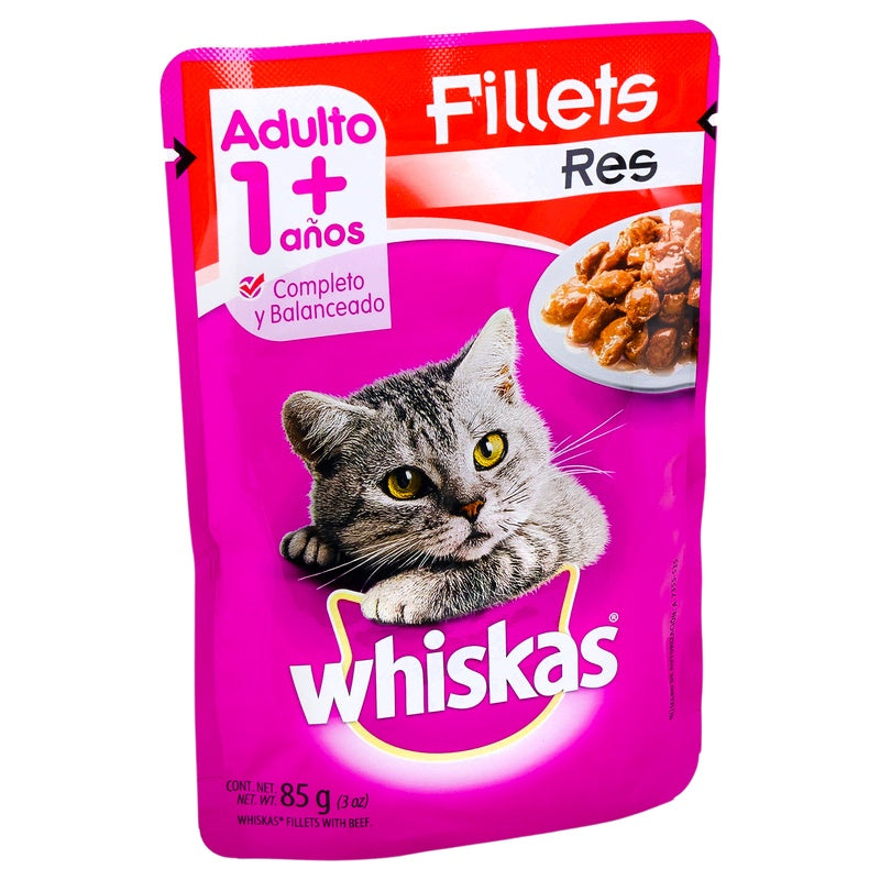 Whiskas Adulto Pouch Res 24/85 G 706460000689  perfil 3