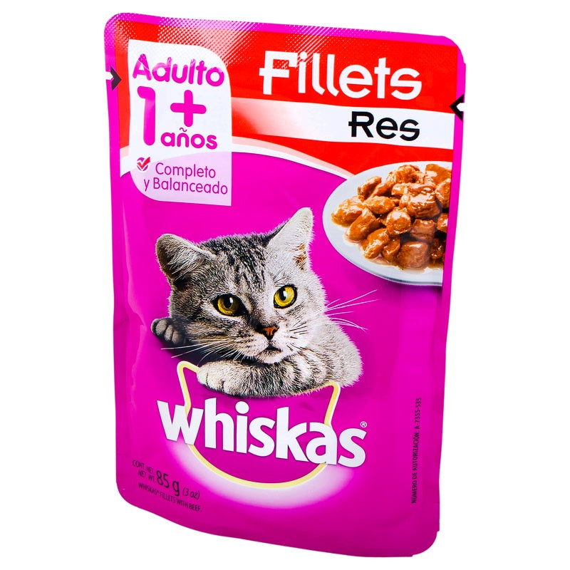 Whiskas Adulto Pouch Res 24/85 G 706460000689  perfil 4