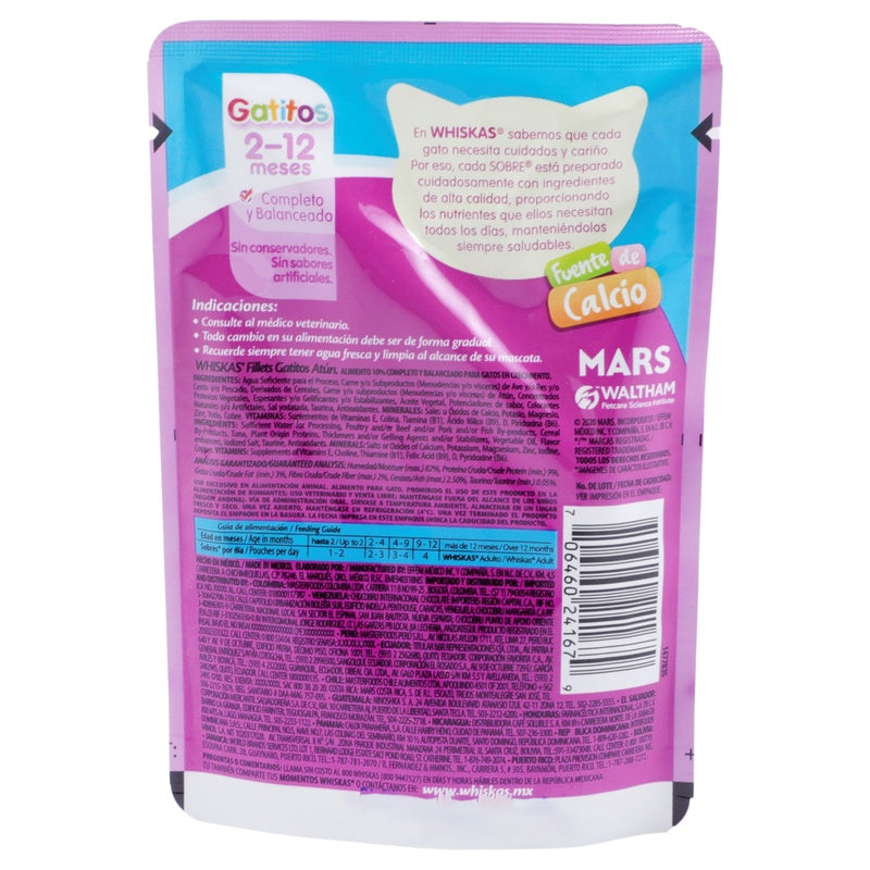 Whiskas Gatitos Pouch Atun 85 G 706460241679  perfil 2