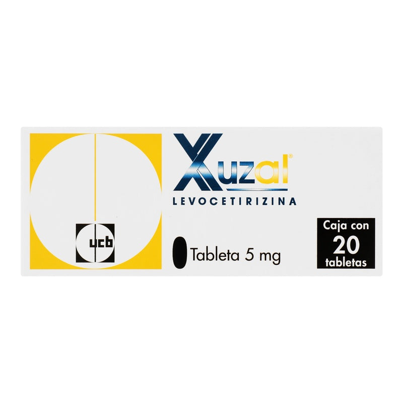 Xuzal 5 Mg Con 20 Tabletas 7501088507632 
