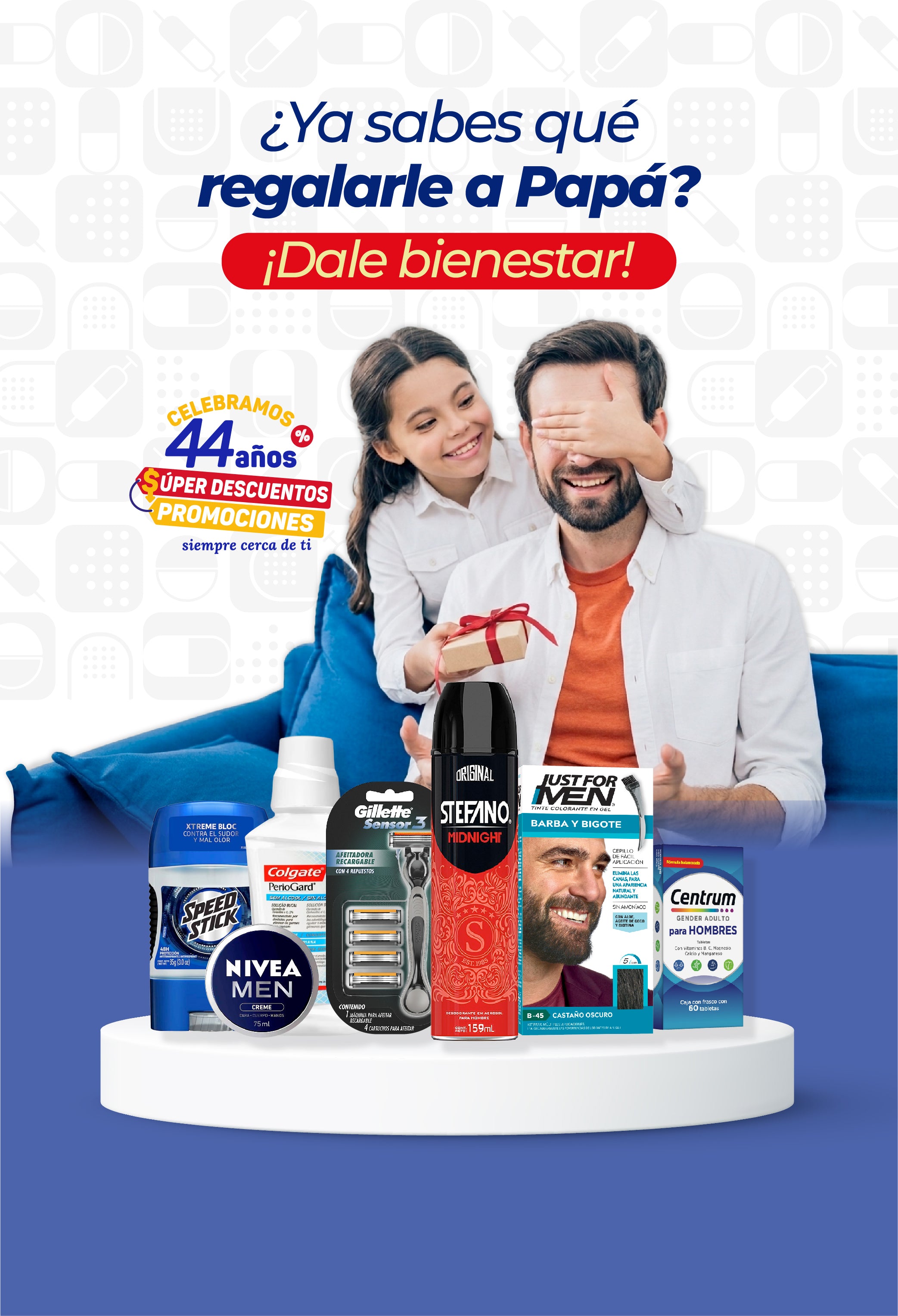 ya sabes que regalarle a papa, dale bienestar