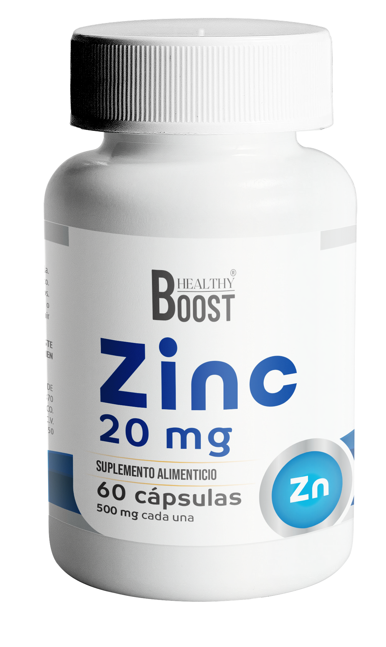 Zinc 20 Mg Con 60 Capsulas Healthy Boost