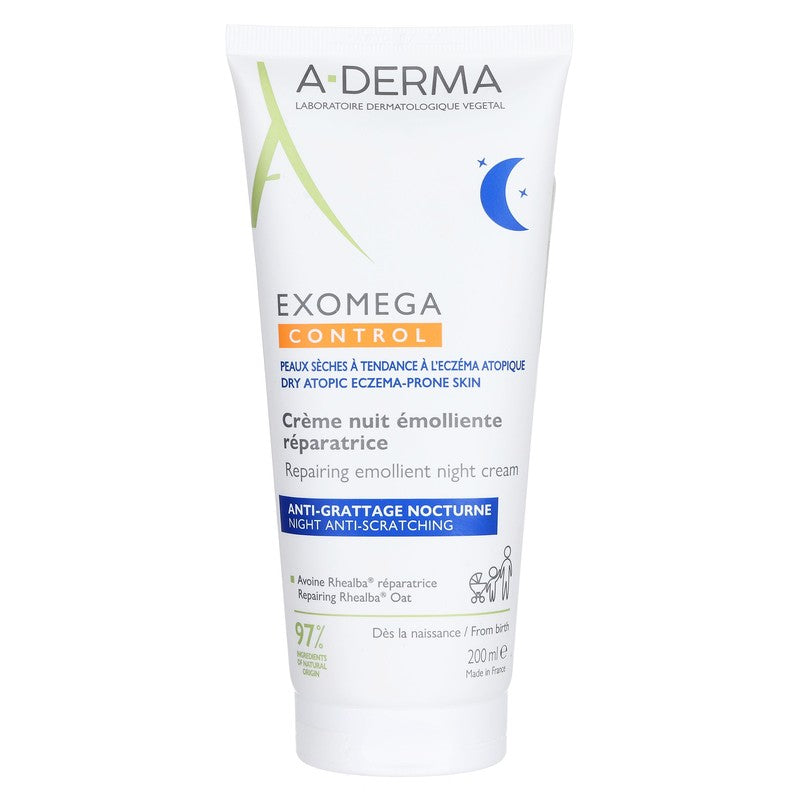 A-Derma Exomeg Crema Emoliente De Noche 200Ml 3282770397666
