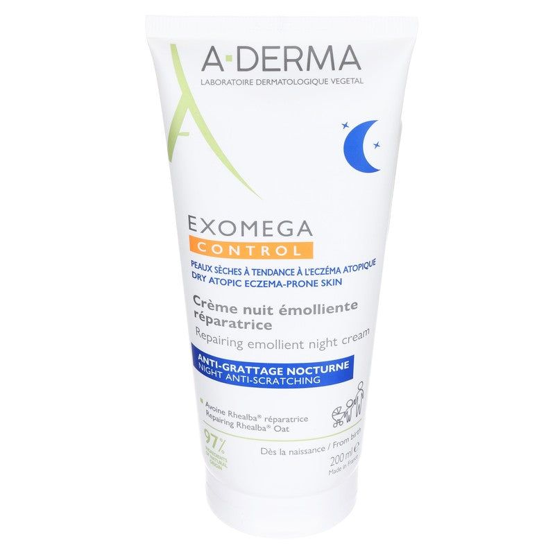 A-Derma Exomeg Crema Emoliente De Noche 200Ml