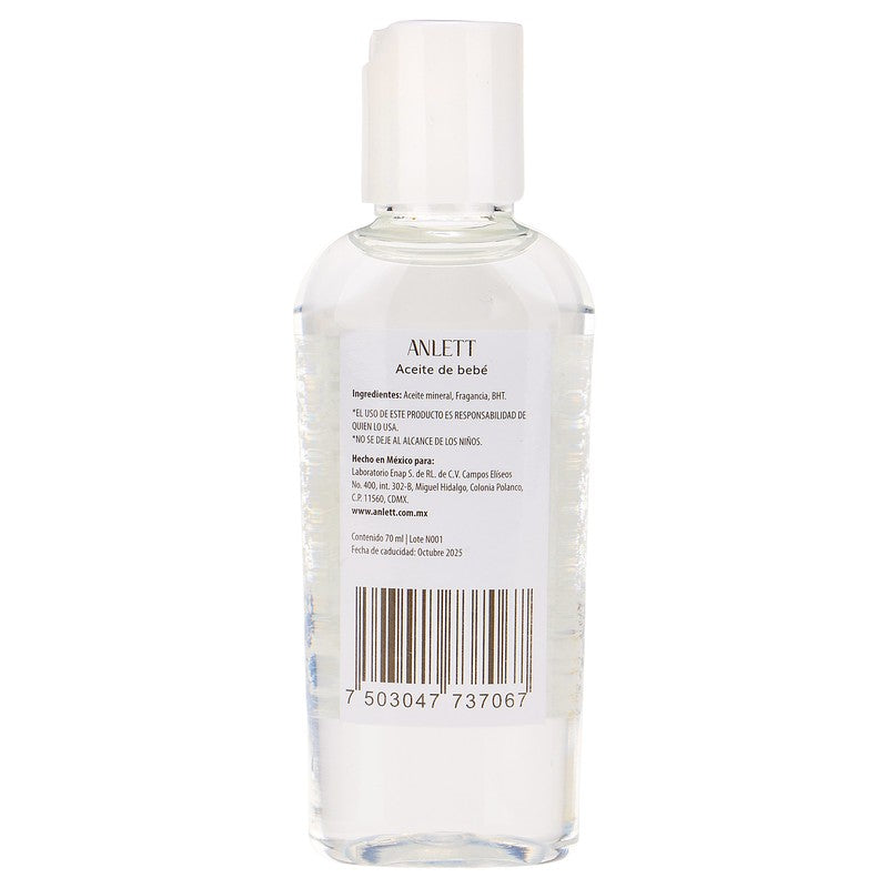 Aceite Anlett Bebe 70 Ml 7503047737067 7