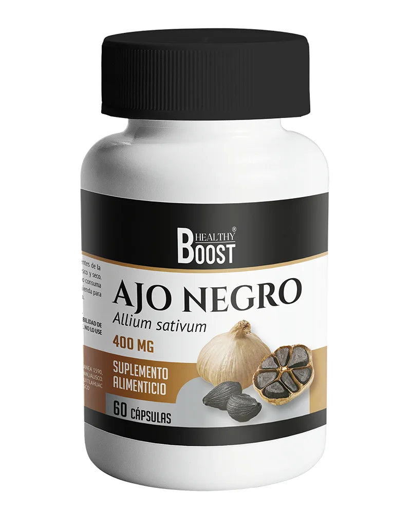 Ajo Negro 400 Mg Con 60 Capsulas Healthy Boost