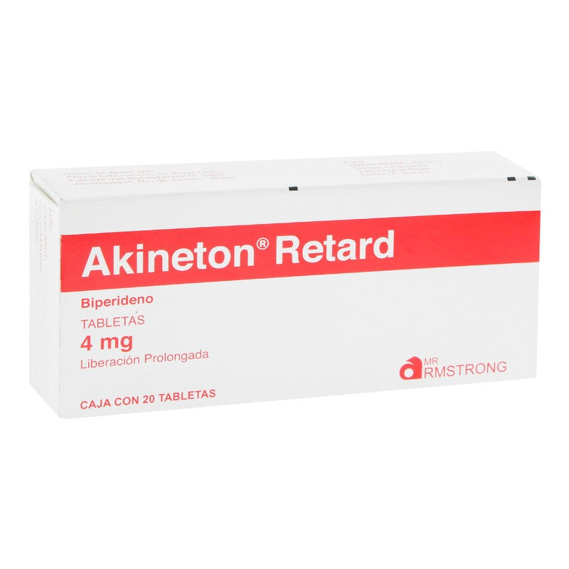 Akineton-Retard 4Mg Con 20 Tabletas  20 Liberacion Prolongada 7501089803368 2