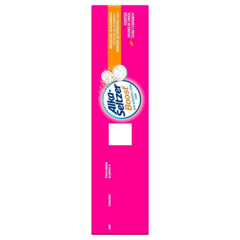 Alka-Seltzer Boost Con 50 Tabletas Efervescentes