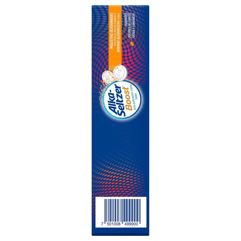 Alka-Seltzer Boost Con 50 Tabletas Efervescentes