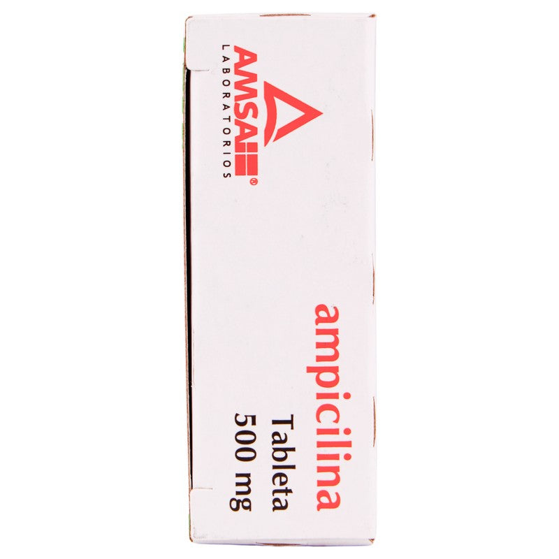 Am Ampicilina 500 Mg Tabletas 20 Generico Amsa 7501349021594 5