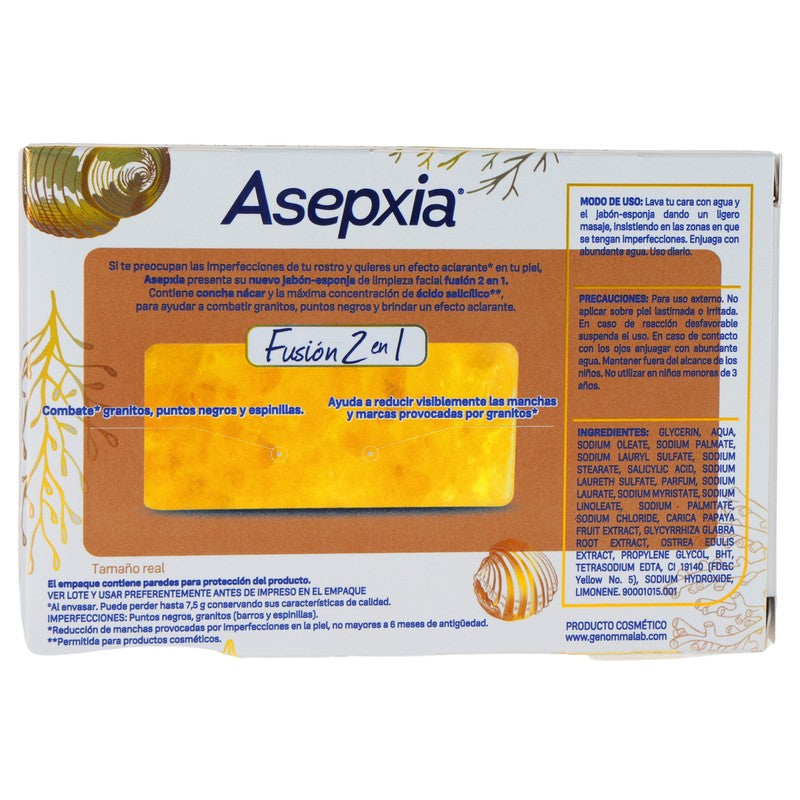 Asepxia Esponja Fusion 2 En 1 Jabon 80 G 650240070037 7