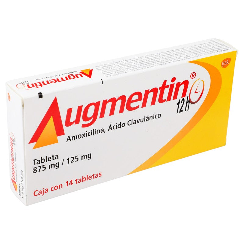 Augmentin 875125 Mg 12 H Tabletas 7501043100694 2