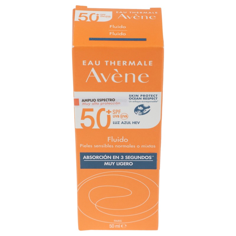 Avene Protector Solar Fluido Sin Color 50 Ml 3282770149074 3