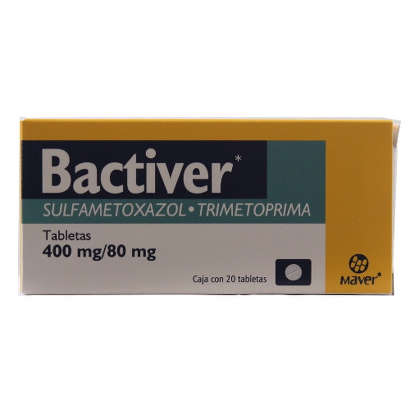 Bactiver 80/400 Mg Con 20 Tabletas