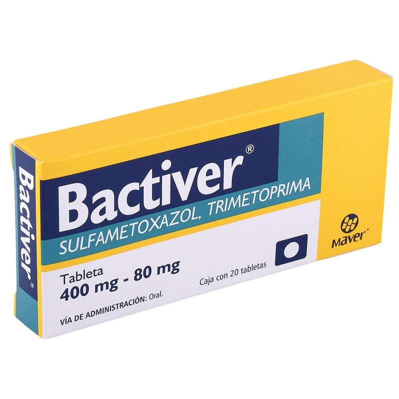 Bactiver 80/400 Mg Con 20 Tabletas