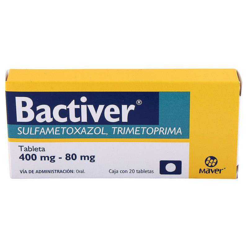 Bactiver 80/400 Mg Con 20 Tabletas