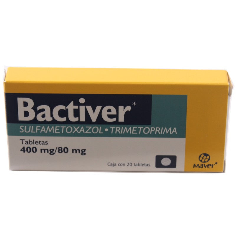 Bactiver 80/400 Mg Con 20 Tabletas