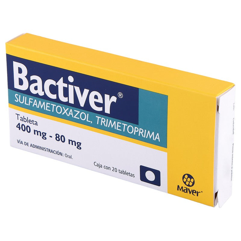 Bactiver 80/400 Mg Con 20 Tabletas